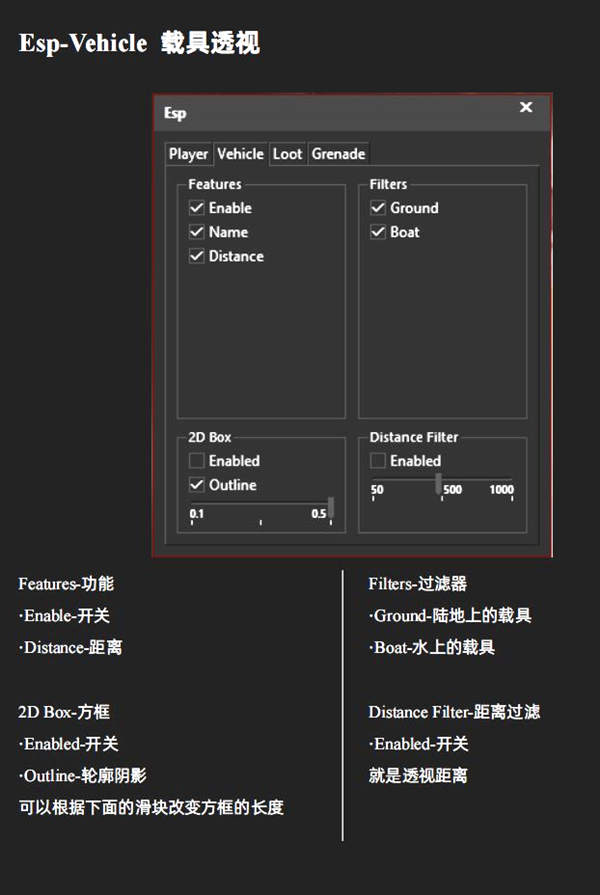 绝地求生透视